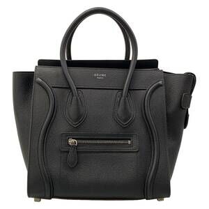 Celine Luggage Micro Shopper Handbag